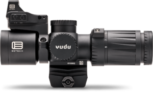 EOTECH Vudu 3-9x32mm SFP HC1 MOA Rifle Scope Package with Integrated Mount and EFLX Sight, Black