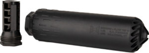 HUXWRX FLOW 762 Ti Suppressor with Muzzle Brake, Black
