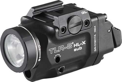 Streamlight TLR-8 HL-X Sub USB Glock 43X/48 Black LED Tactical Weapon Light with Red Laser - Image 3