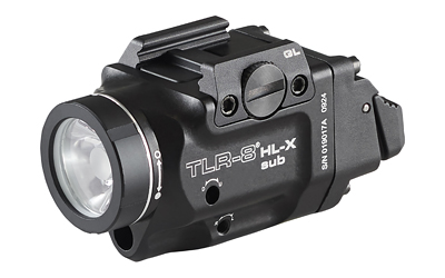 Streamlight TLR-8 HL-X Sub USB Glock 43X/48 Black LED Tactical Weapon Light with Red Laser - Image 2