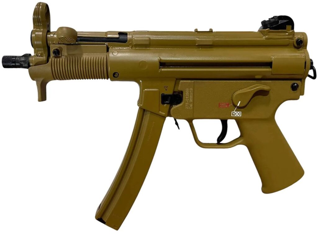 HK SP5K-PDW 9mm 5.83" 30rd Pistol, RAL8000