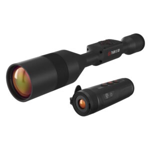ATN ThOR 5 XD Thermal Rifle Scope with BlazeTrek 619 Thermal Monocular, 4-40x, 1280x1024