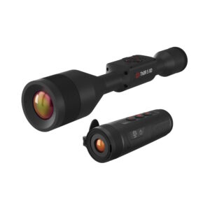 ATN ThOR 5 XD Thermal Rifle Scope with BlazeTrek 619 Thermal Monocular, 2-20x, 1280x1024