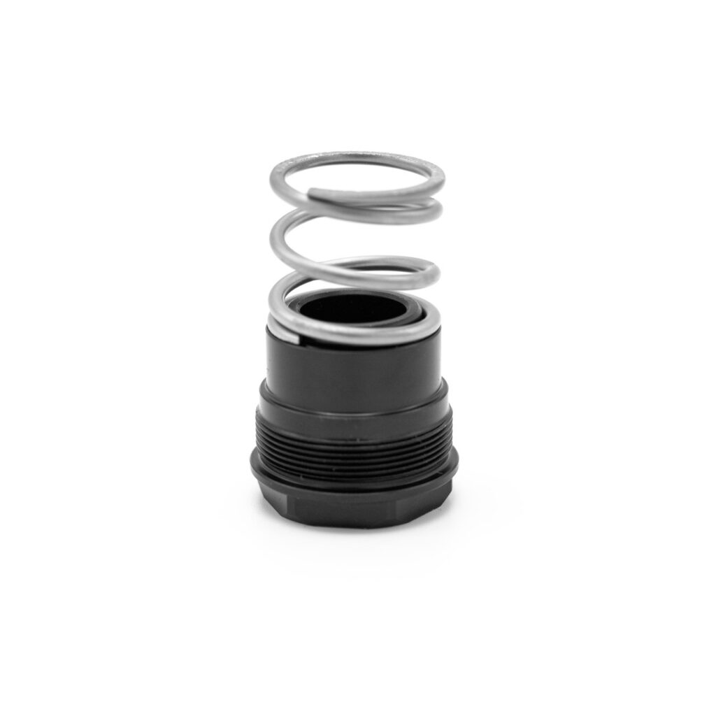 HUXWRX 3-Lug Housing Adapter 9mm, Black