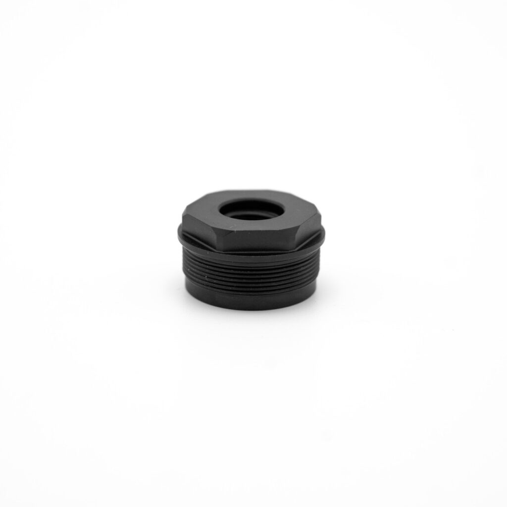 HUXWRX Direct Thread Adapter 1/2x28, Black
