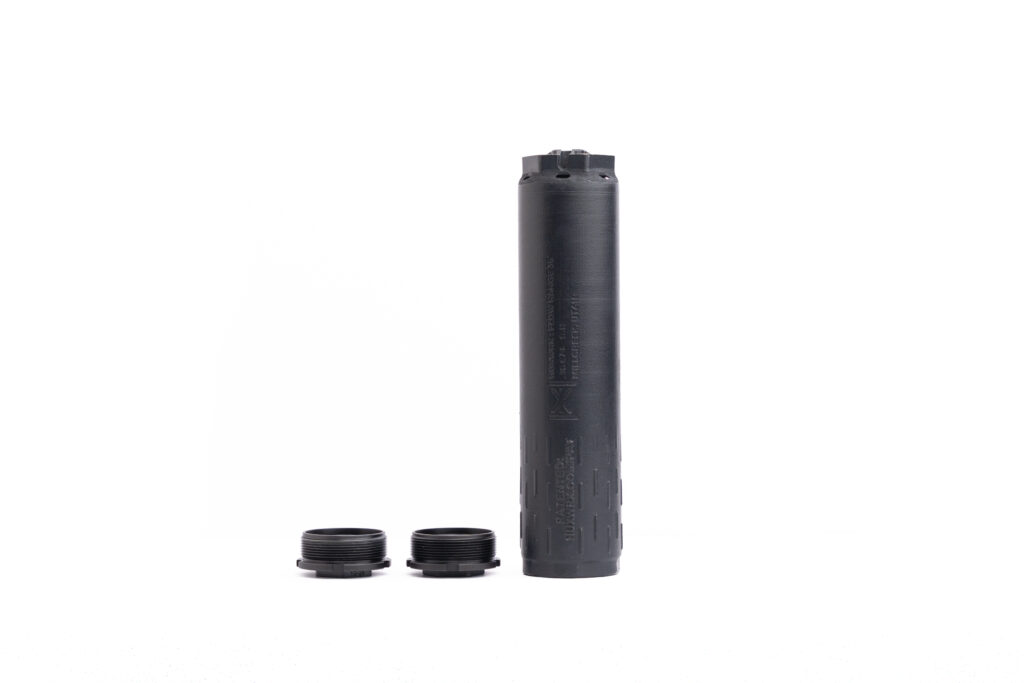 HUXWRX FLOW Range 36 Ti DT Suppressor, Black