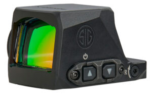 Sig Sauer ROMEO-X Enclosed Compact 1x24mm 6 MOA Green Dot Sight, Black