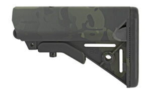 B5 Systems Enhanced SOPMOD Stock, Mil-Spec, MultiCam Black