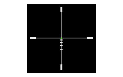 EOTECH Vudu 1-8x24mm SFP HC3 Green MOA Reticle Rifle Scope, Black - Image 4