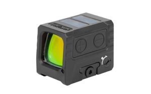 Holosun AEMS-MICRO-GD Enclosed Pistol Reflex Sight, 2 MOA Gold Dot, Black