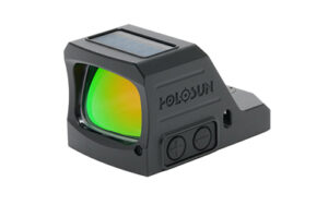 Holosun HS507C-X3-GD Open Pistol Reflex Sight, 2/32 MOA Gold MRS, Black