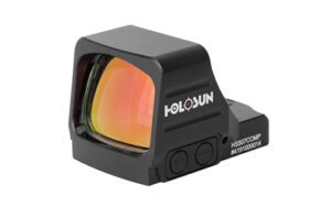 Holosun HS507COMP-GD Competition Reflex Sight, 2/8/20/32 MOA Gold PRS Reticle, Black