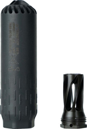 HUXWRX FLOW 556 Ti Suppressor with Flash Hider, Black