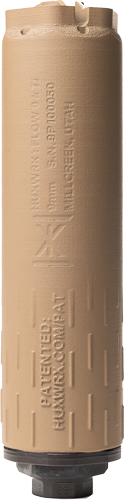 HUXWRX FLOW 9K Ti Suppressor, Flat Dark Earth