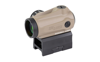 SIG Sauer ROMEO-MSR Gen II 1x20mm 2 MOA Red Dot Sight, FDE, additional view 1
