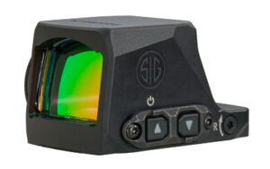 Sig Sauer ROMEO-X Enclosed Compact 1x24mm Green Circle Dot Reflex Sight, Black
