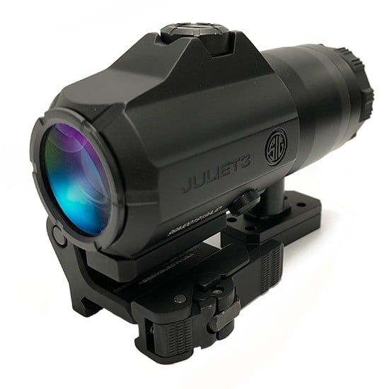 SIG JULIET3 3x24 magnifier, black, flip-away mount