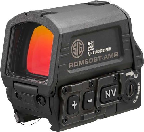 SIG Sauer ROMEO8T-AMR 1x40mm Quad Ballistic Circle Dot 2.0 Red Dot Sight, Black, additional view 1