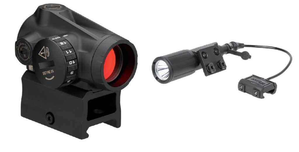 SIG Sauer ROMEO-MSR Gen II Red Dot and FOXTROT-MSR Compact Light Combo