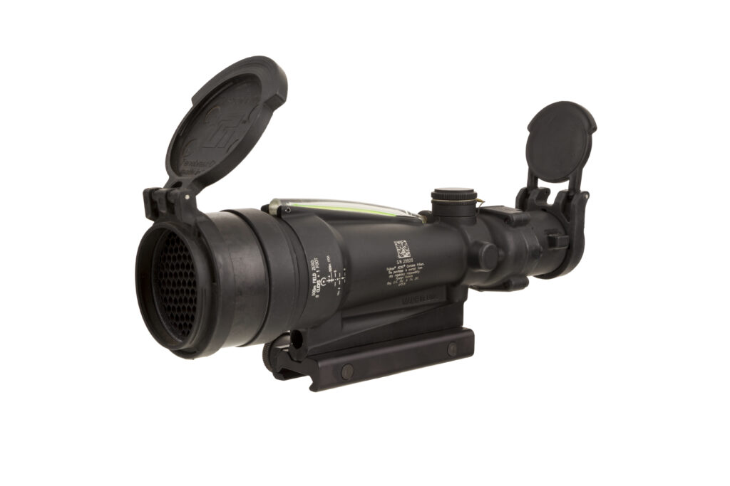 Trijicon ACOG TA11MGO-M249 3.5×35 Riflescope, Green Horseshoe/Dot Reticle, TA51 Mount & Anti-Reflection Device