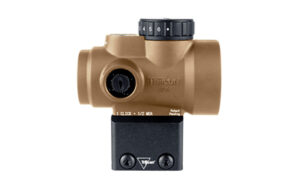 Trijicon MRO SD 1x25 2 MOA Red Dot Sight with Lower 1/3 Co-Witness Mount, Coyote Brown