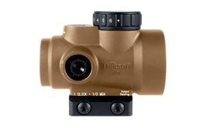 Trijicon MRO SD 1x25 2 MOA Green Dot Sight with Low Mount, Coyote Brown