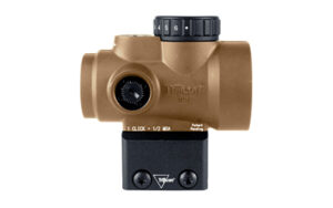 Trijicon MRO SD 1x25 2 MOA Green Dot Sight with Full Co-Witness Mount, Coyote Brown
