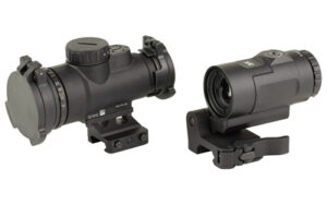 Trijicon MRO SD Patrol 1x25 2 MOA Red Dot Sight with 3x Magnifier, Black