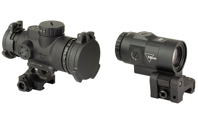Trijicon MRO SD Patrol 1x25 2 MOA Red Dot Sight with 3x Magnifier, Black - Image 2