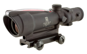 Trijicon ACOG TA11E 3.5x35 BAC Riflescope, Red Chevron Reticle