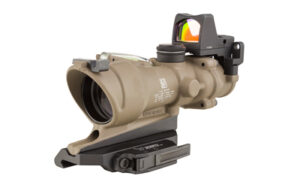 Trijicon ACOG ECOS 4x32 Riflescope with RMR, Green Crosshair Reticle, Flat Dark Earth