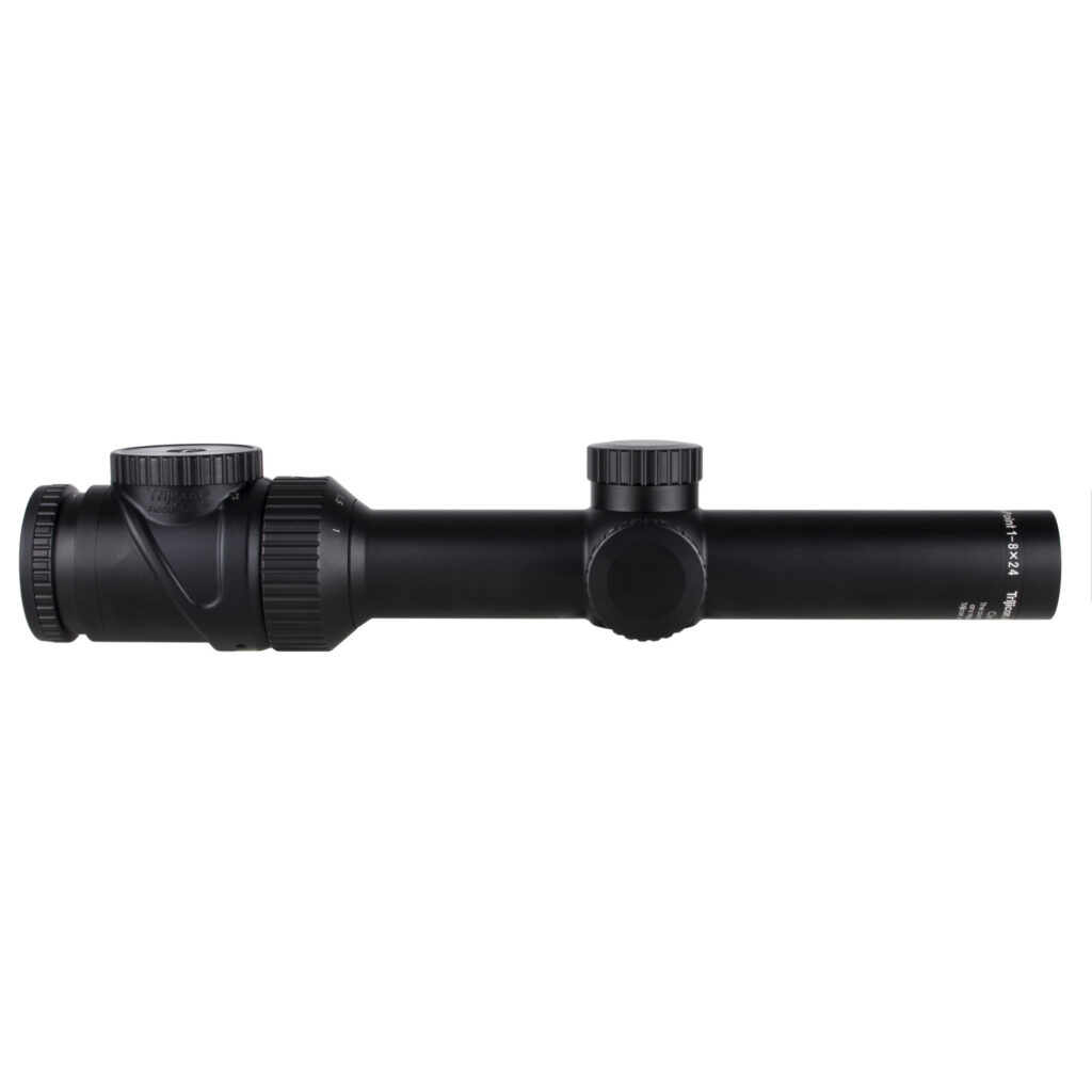 Trijicon AccuPoint 1-8×24 Riflescope, Green BDC Hunter Holds Reticle, Black - scope exterior view