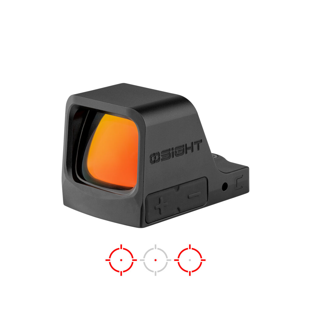 Osight C Open Red Dot Sight, 3 MOA Dot and 32 MOA Circle