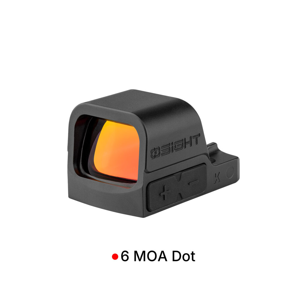 Osight K Open RMSc Red Dot Sight, 6 MOA Dot