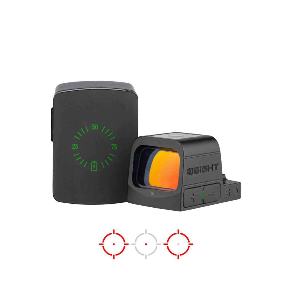 Osight S Enclosed RMSc Red Dot Sight, 2 MOA Dot and 32 MOA Circle