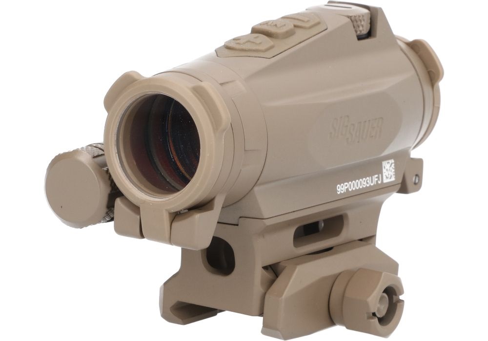 SIG ROMEO4XT-PRO FDE 1x20 mm Ballistic Circle Dot enclosed red dot sight, AAA