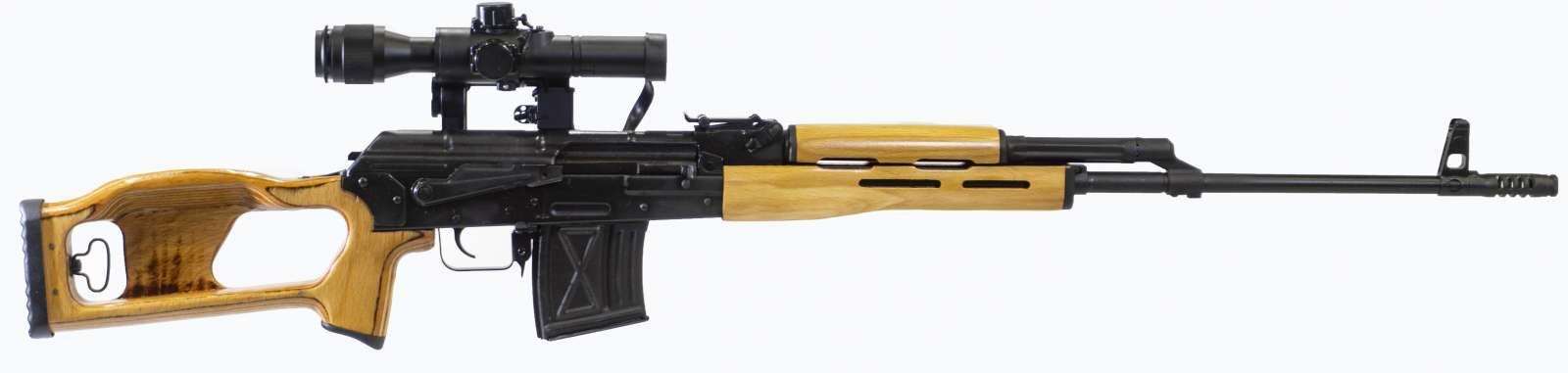 Century Arms Romanian PSL 54 7.62x54R Rifle with Optic