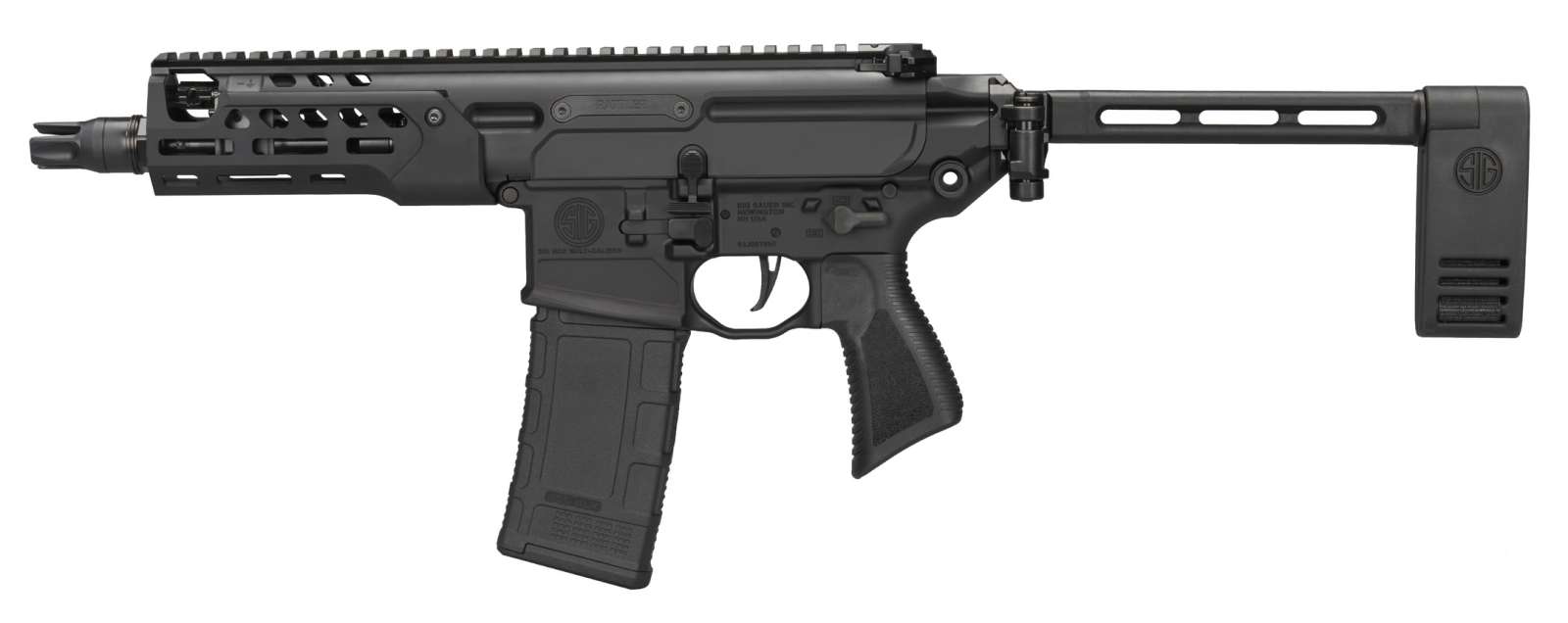 SIG Sauer MCX Rattler LT PCB Pistol, 300 BLK, 6.75-Inch Barrel, Black, 30-Round, additional view 1