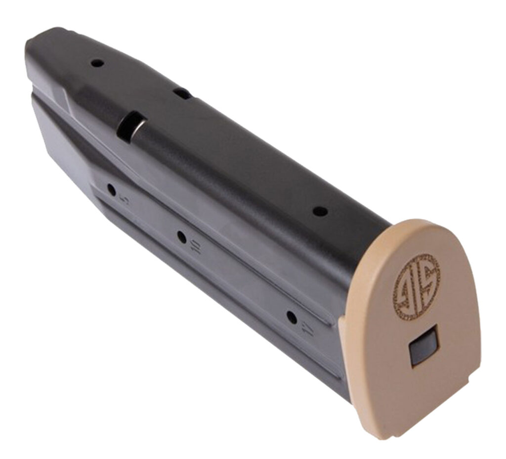 SIG P320-M17/M18 9mm 17-round magazine, coyote baseplate