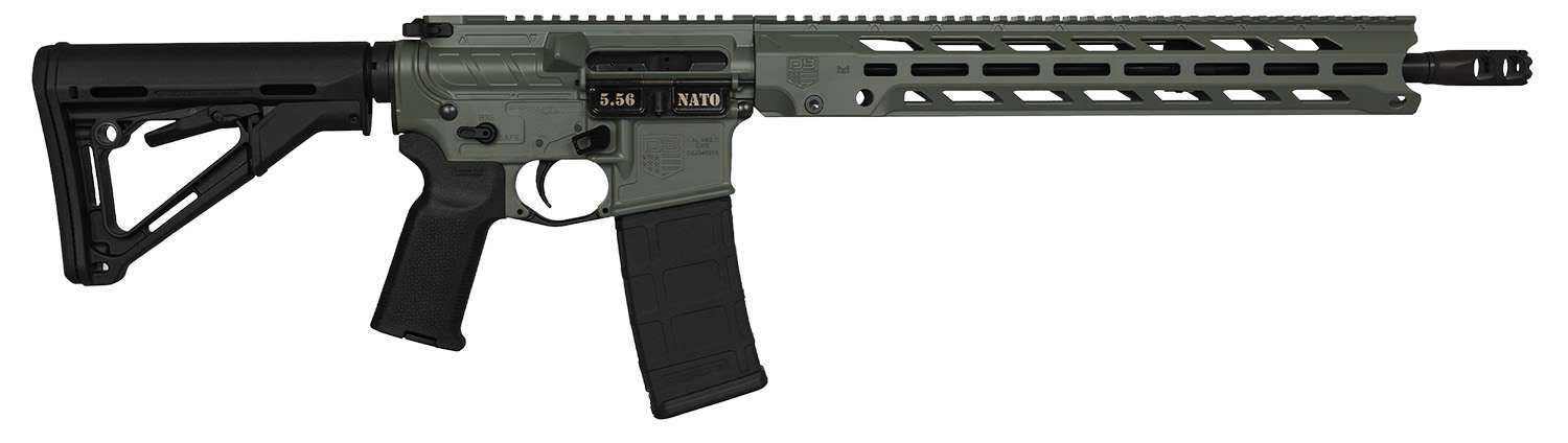 Diamondback DB15 Obsidian Series 5.56 NATO 16" M-LOK Rifle, Jungle Green product image