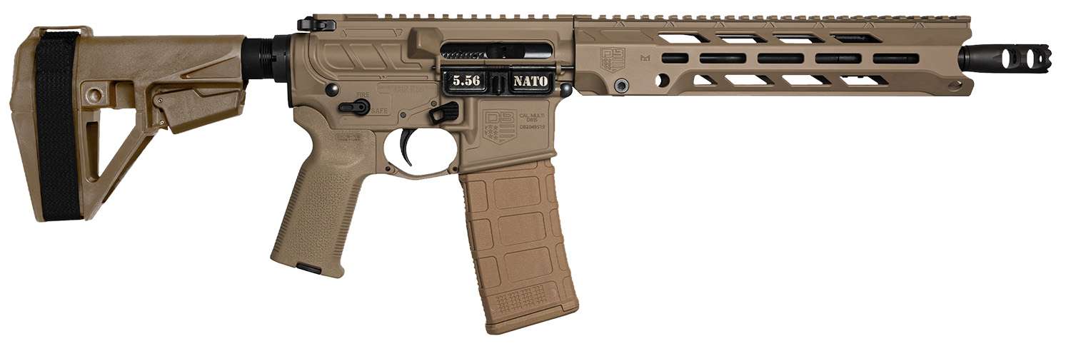Diamondback DB15 Obsidian Series 5.56 NATO 11.5" Pistol with Brace, FDE product image