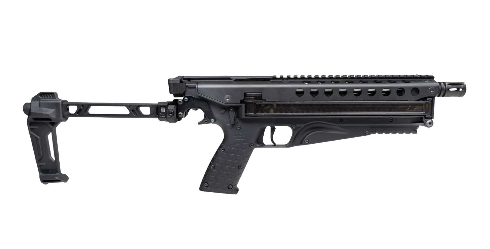 KelTec P50 Defender Braced 5.7x28mm 9.6" Barrel 50+1 Capacity Black Pistol