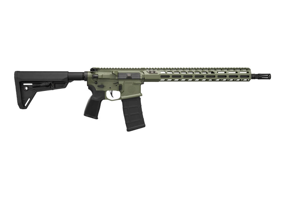 SIG M400 SDI X moss green 5.56 rifle, 16 in. barrel, 30-round