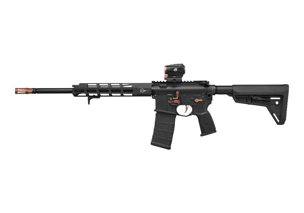 SIG M400 ROSE 10-round 5.56 rifle with ROMEO5 Gen II, rose-gold controls