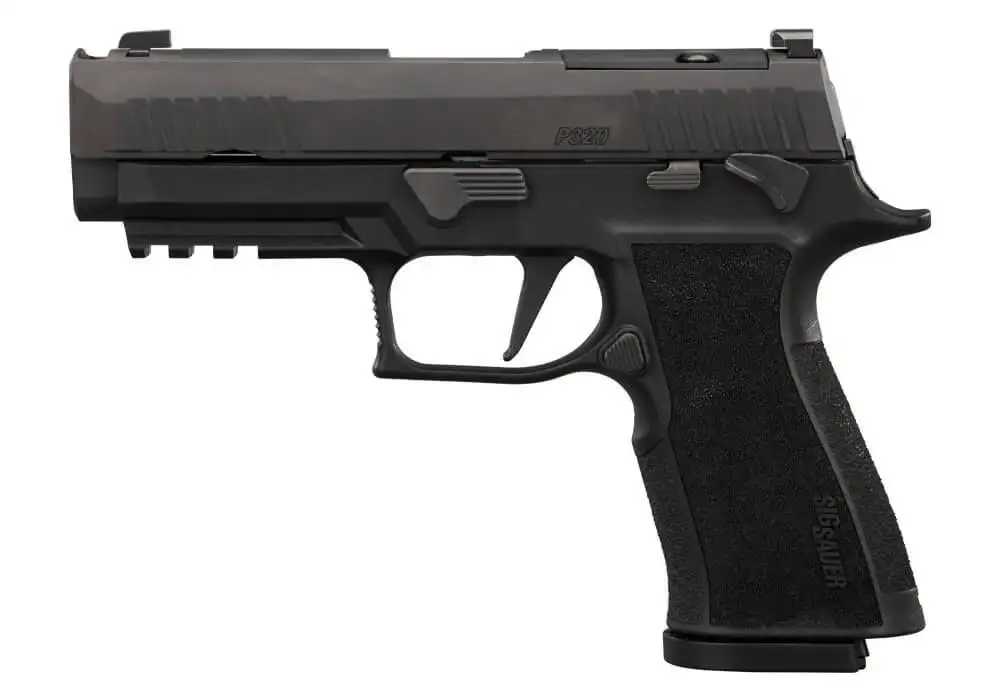 SIG P320 XTEN Comp with a manual safety, 3.8 in. barrel