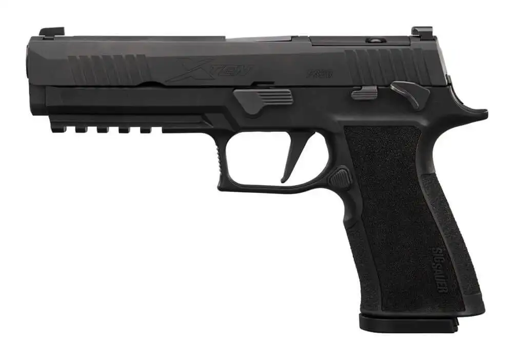 SIG P320 XTEN with a manual safety, 5 in. barrel