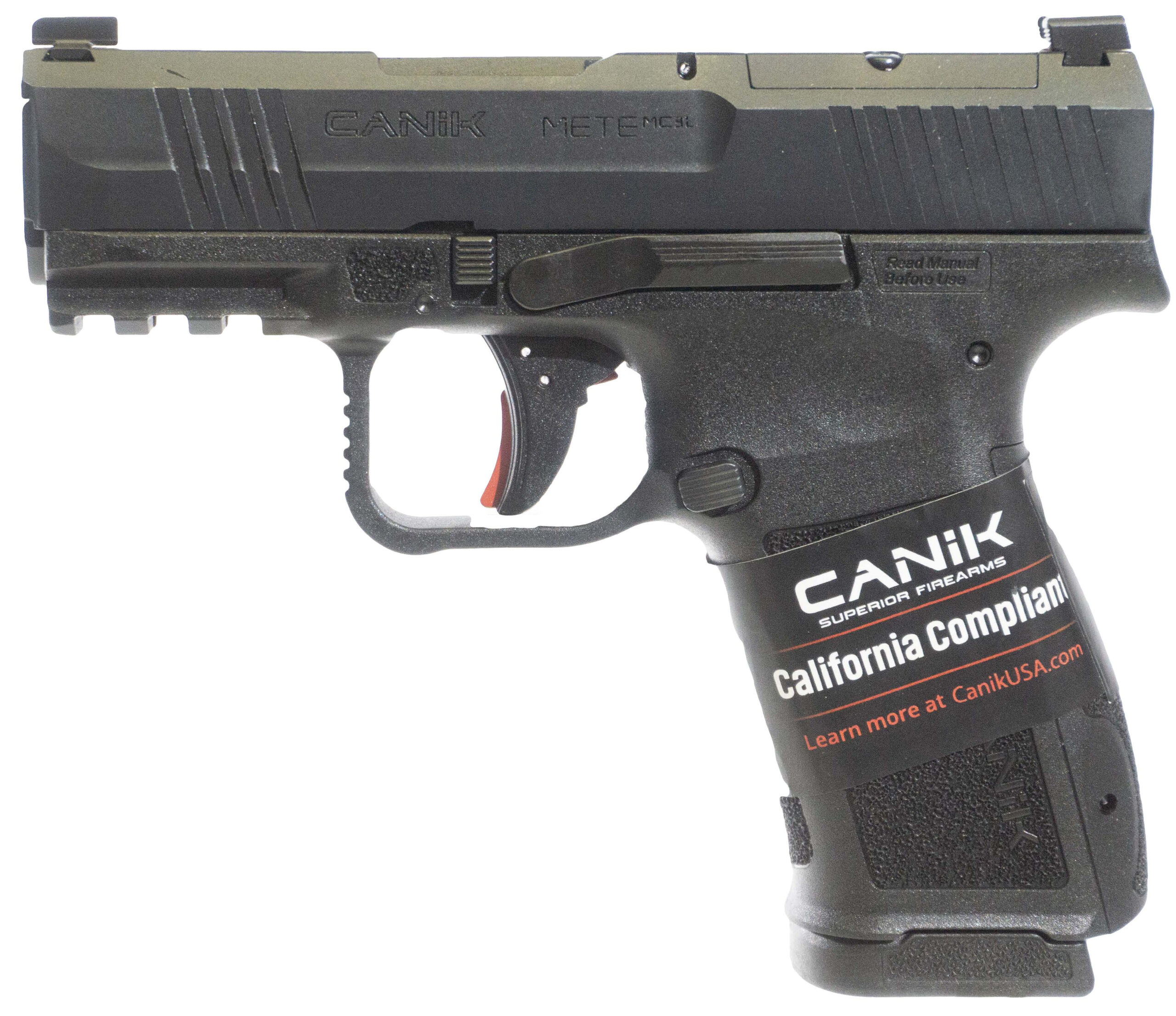Canik METE MC9L 9mm Pistol CA Compliant, 3.18" Barrel, 10+1, Black product image