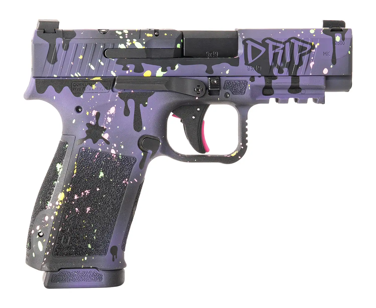 Canik METE MC9LS Signature Series Midnight Drip 9mm Pistol, 3.5" Barrel, 17+1, Black product image