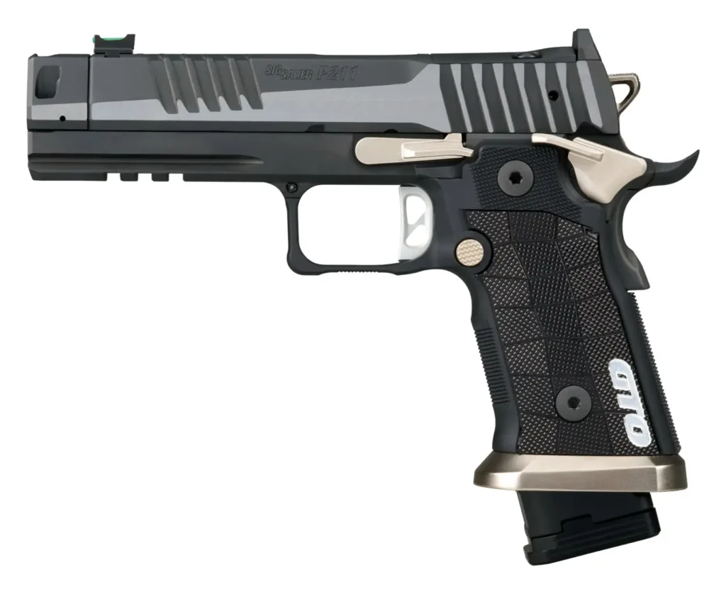 SIG Sauer P211 GTO Equinox 9mm Pistol 4.4" Barrel 23/21-Round Compensated Optic Ready