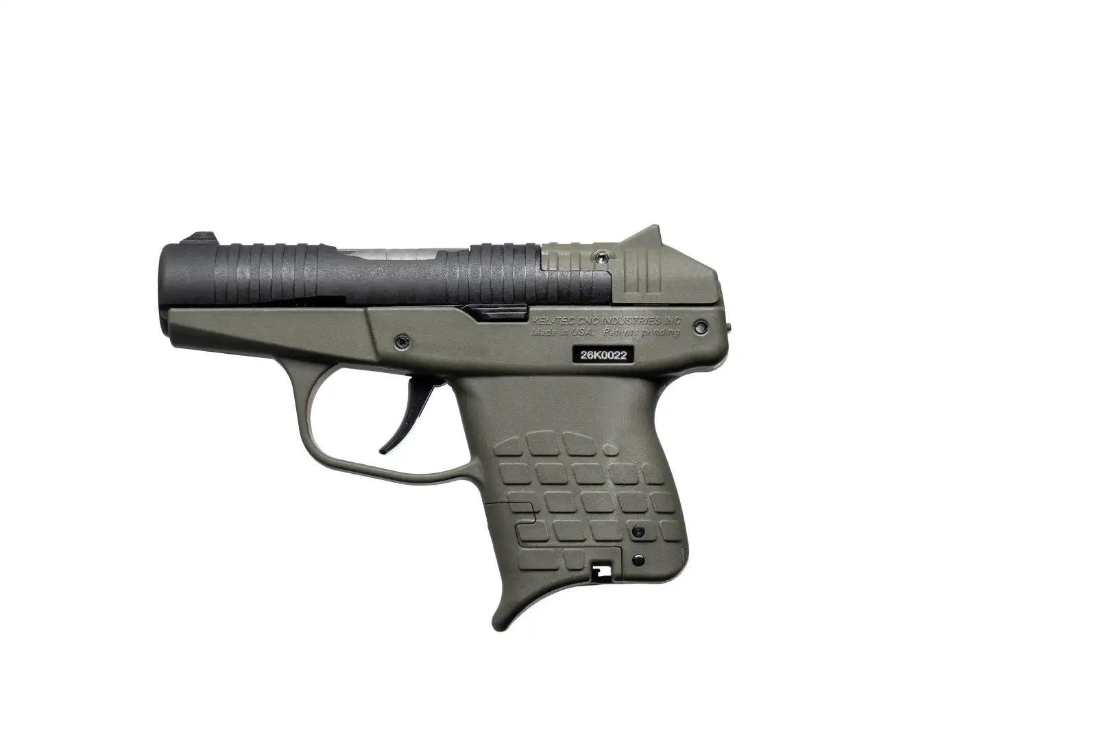 KelTec PR3AT .380 ACP 2.85" Barrel 10+1 Capacity OD Green Pistol